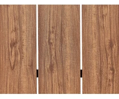 Beliani Išskleidžiamas sodo stalas TOFANE 198/248 cm 90 cm rudas