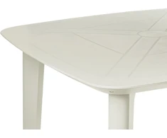 Beliani Sodo stalas SORICO 86 cm 86 cm šviesiai smėlio spalvos