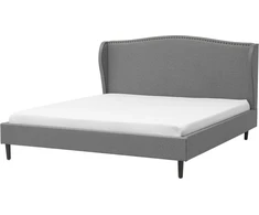 Beliani Lova COLMAR 180 x 200 cm Pilka