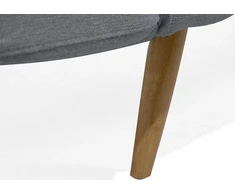 Beliani Dvivietė sofa-lova INGARO Pilka