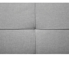 Beliani Trivietė išskleidžiama sofa RONNE šviesiai pilka