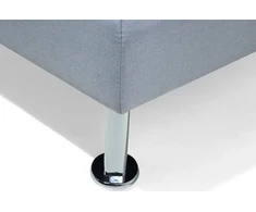 Beliani Trivietė išskleidžiama sofa ROXEN šviesiai pilka