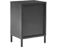 Beliani Biuro spintelė MATAUR metalinė, juoda