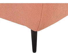 Beliani Dešininė gulto sofa CHEVANNES Boucle persiko spalvos