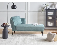 Sofa Beliani Kairysis gultas ARTHEZE, mėlynas