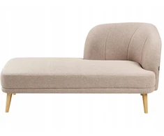 Sofa Beliani Dešininė šezlongo kėdė TANLAY šviesiai ruda