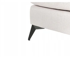 Beliani Dešininė šezlongo sofa SIEVOZ šviesiai smėlio spalvos