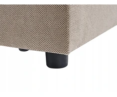 Sofa Beliani Šezlongas VIZILLE smėlinės spalvos