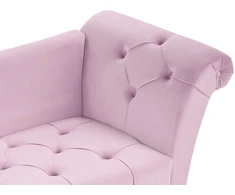 Sofa Beliani NANTILLY gultas iš veliūro, šviesiai violetinės spalvos