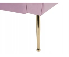 Sofa Beliani NANTILLY gultas iš veliūro, šviesiai violetinės spalvos