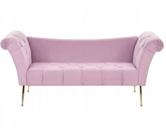 Sofa Beliani NANTILLY gultas iš veliūro, šviesiai violetinės spalvos