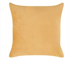 Beliani Dešininė gulto tipo sofa GONESSE, veliūras, oranžinė