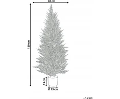 Beliani Dirbtinis augalas CEDAR TREE 120 cm žalias