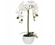 Beliani dirbtinis augalas ORCHIDIJA 42 cm Baltas