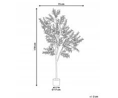 Beliani Dirbtinis augalas OLIVE TREE 178 cm žalias