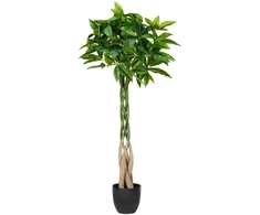 Beliani Dirbtinis augalas PACHIRA TREE 120 cm žalias