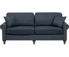 Beliani 3 vietų sofa OTRA tamsiai pilka
