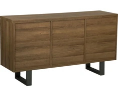Beliani Spintelė TIMBER tamsiai ruda