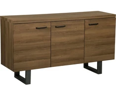 Beliani Spintelė TIMBER tamsiai ruda