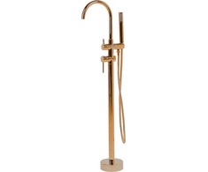 Vonios baterija Beliani Tugela freestanding auksinis (143354)