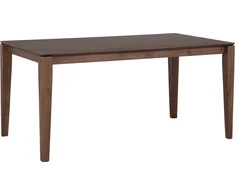 Beliani Valgomojo stalas LOTTIE tamsaus riešutmedžio spalvos 160 cm 90 cm