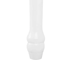 Beliani Valgomojo stalas CARY baltas 180 cm 90 cm