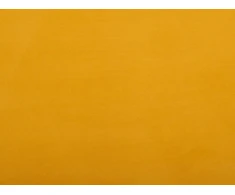 Beliani Dviejų asmenų lova FLAYAT 140 x 200 cm, geltona