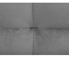 Beliani Velvetinė lova SENLIS 180 x 200 cm pilka