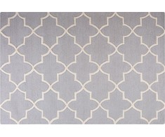 Beliani Vilnos kilimas 160 x 230 cm pilka SILVAN
