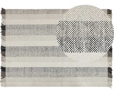 Beliani Vilnos kilimas 160 x 230 cm skaldytų balta EMIRLER Lumarko!