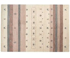 Beliani Kilimas KARLI smėlio spalvos 160 x 230 cm vilnonis Gabbeh