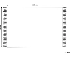 Beliani Vilnos kilimas 160 x 230 cm smėlio PERTEK Lumarko!