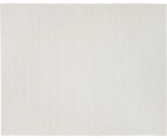 Beliani Vilnos kilimas 160 x 230 cm skaldytas baltas ELLEK