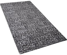 Beliani 80 x 150 cm pilkasis kilimas