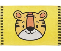 Beliani Baby rug tiger motif 60 x 90 cm geltona RANCHI