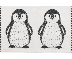 Beliani Baby rug pingvinas motif 60 x 90 cm