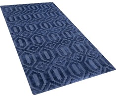 Beliani Kvailas kilimas 80 x 150 cm mėlyna ADATEPE