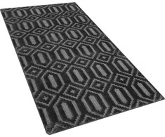 Beliani Kvapus kilimas 80 x 150 cm pilkas ADATEPE