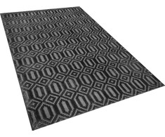 Beliani Kvapus kilimas 140 x 200 cm pilkas ADATEPE