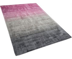 Beliani Kvapus kilimas 140 x 200 cm pinka- pilka ERCIS
