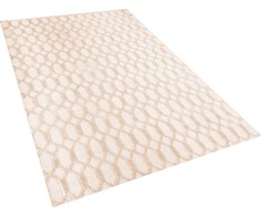 Beliani Kvapas 140 x 200 cm smėlio spalvos CIZRE