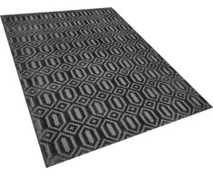 Beliani Kvapus kilimas 160 x 230 cm pilkas ADATEPE