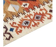Beliani Kilim kilimas VOSKETAP spalvotas 160 x 230 cm vilnos