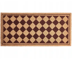 Beliani CARDONA durų kilimėlis, smėlio / ruda spalva, 55 x 120 cm, kokoso pluoštas