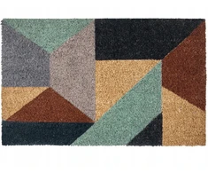 Beliani KILIMĖLIS KIPMIK spalvotas 45 x 75 cm iš kokoso pluošto