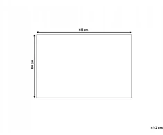Beliani Durų kilimėlis TATALIK žalias 40 x 60 cm iš kokoso pluošto
