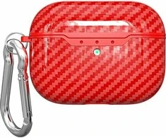 Beline AirPods Carbon Dėklas Apple Air Pods Pro raudonos spalvos