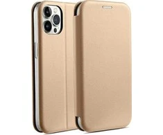 Beline Book Magnetic Apple iPhone 15 Pro 6,1" dėklas telefonui aukso spalvos