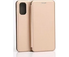 Beline Book Magnetic Moto E32/E32s dėklas telefonui aukso spalvos