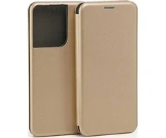 Beline Book Magnetic Oppo Reno 8 dėklas telefonui aukso spalvos
